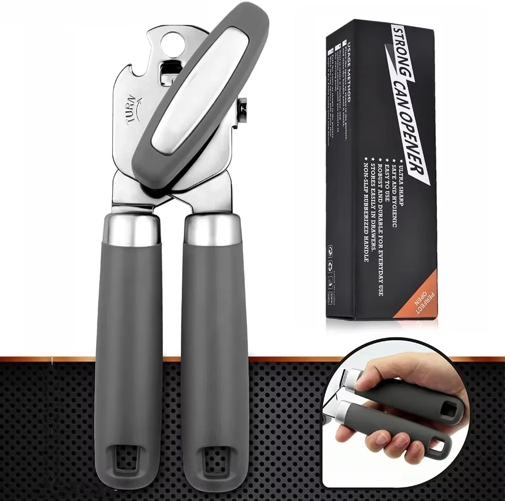 Professional Can Openers Multifunctional Bottle Opener Stainless Steel Manual Beer Corkscrew Kitchen Gadgets Wine Accessories